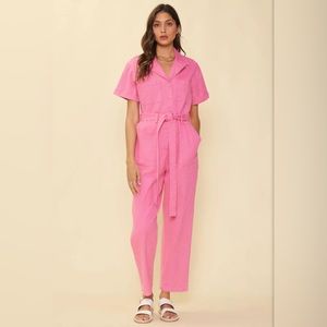 Skies are Blue - Kendall Utility Jumpsuit - Pink, M- NWT - Never worn